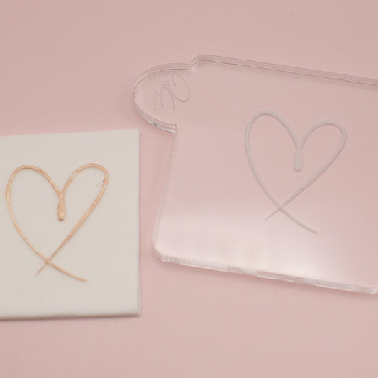 Reverse Embosser - Heart