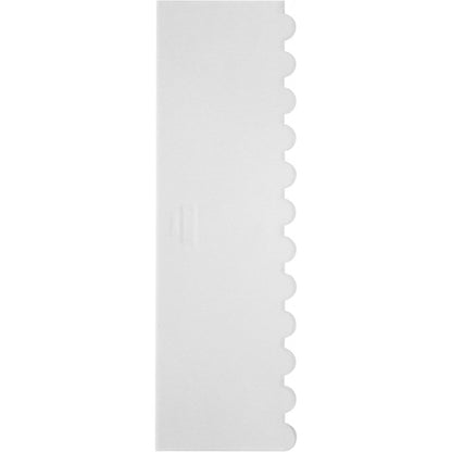 PME Tall Patterned Edge Side Scraper - Ribbed