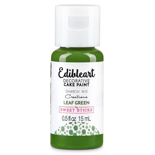 SWEET STICKS Leaf Green Matt Edible Art Paint 15ml