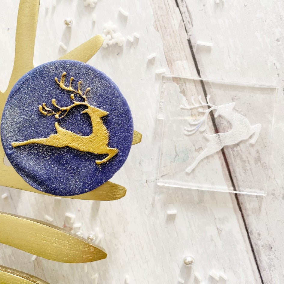 Reverse Embosser - Mini Reindeer