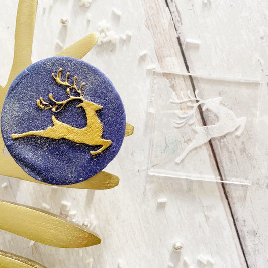 Reverse Embosser - Mini Reindeer