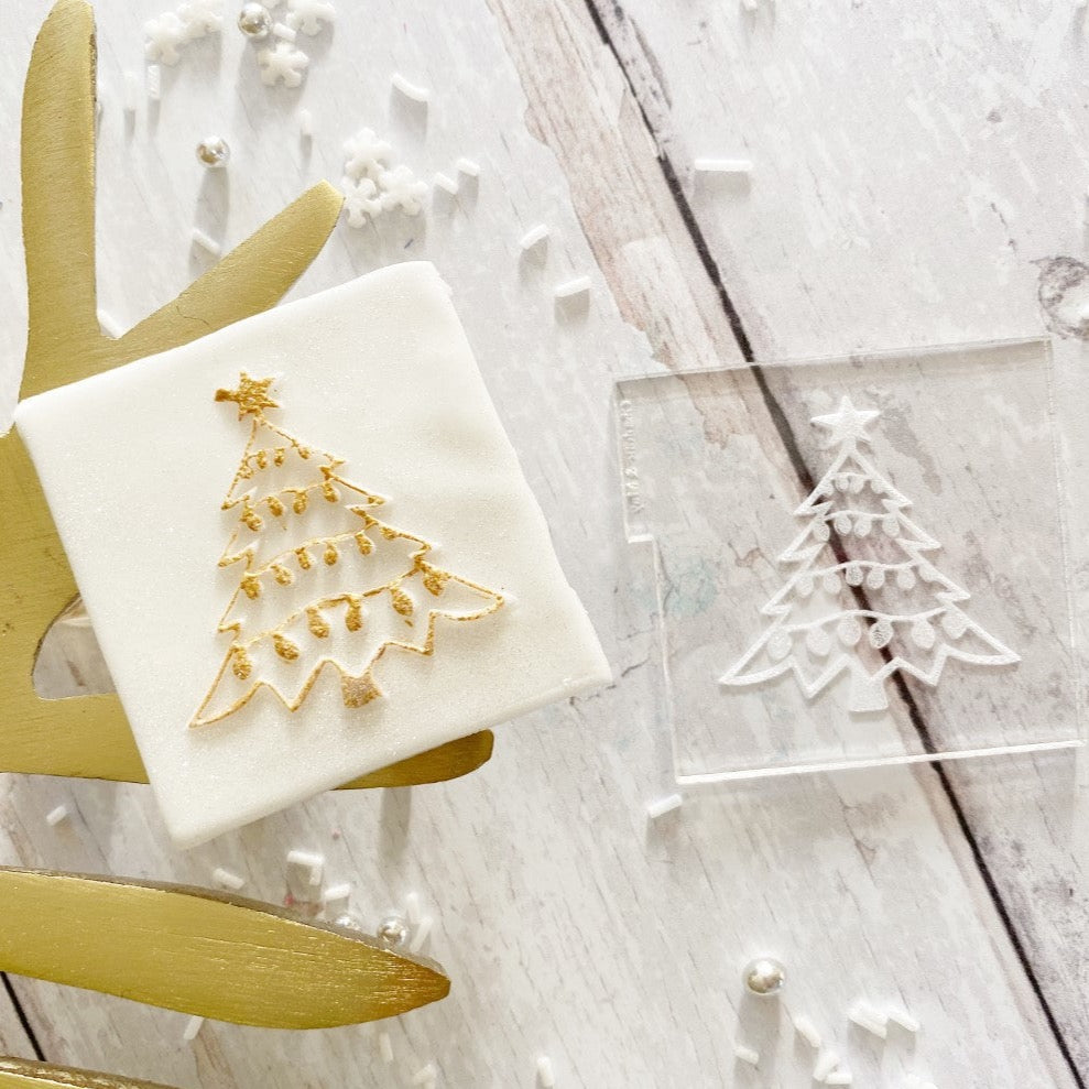 Reverse Embosser - Mini Christmas Tree