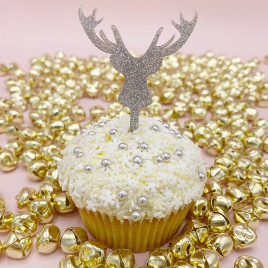 Stag Head Cupcake Toppers - 6 Pack