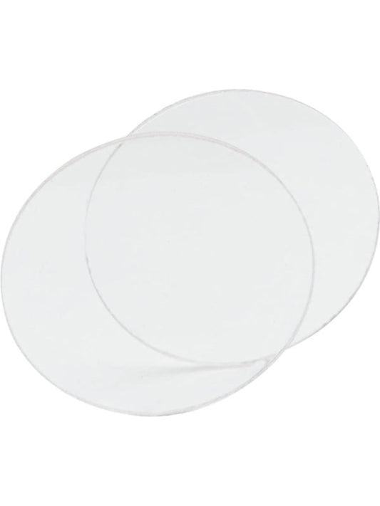 Round Acrylic Ganache Plates - 4" - Set of 2