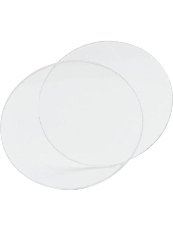 Round Acrylic Ganache Plates - 6" - Set of 2