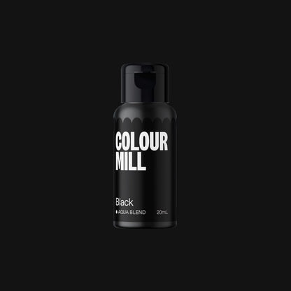 COLOUR MILL Black - Water Based Food Colouring 20ml