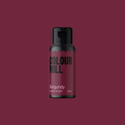 COLOUR MILL Burgundy - Water Based Food Colouring 20ml