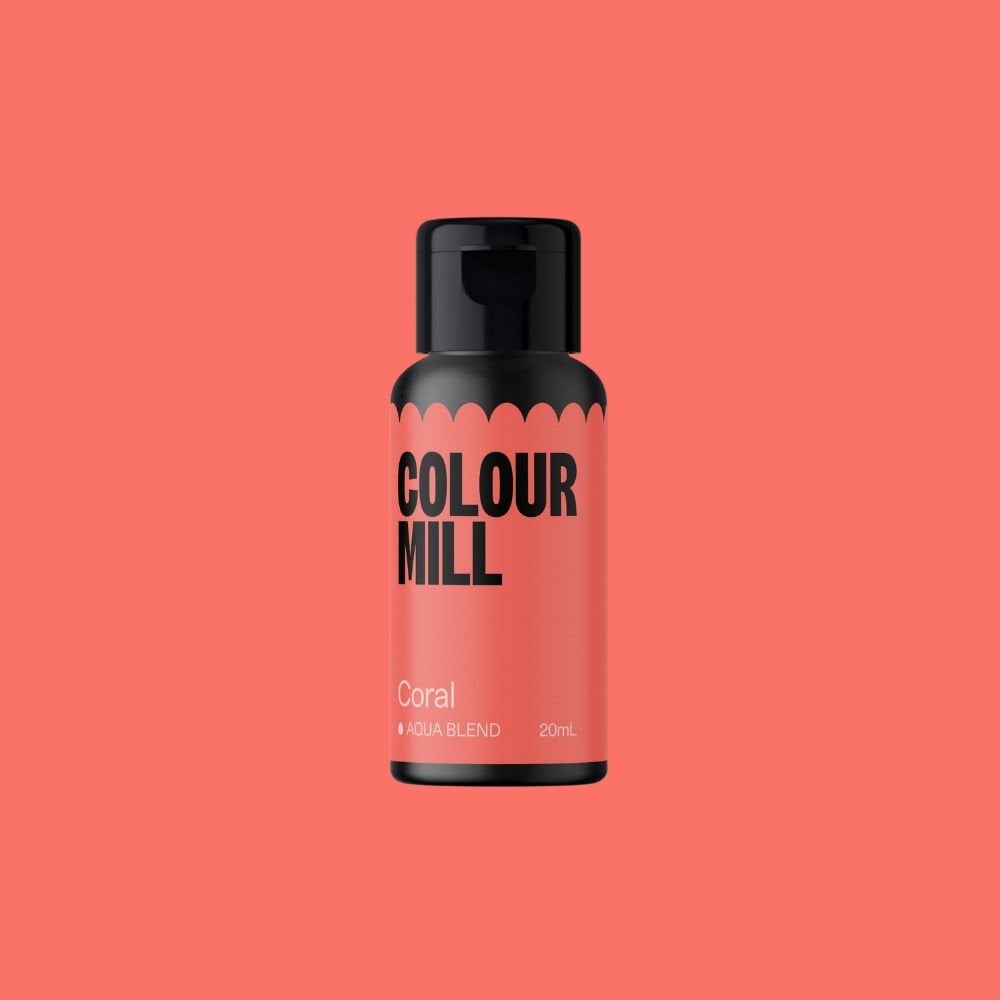 COLOUR MILL Coral - Water Based Food Colouring 20ml