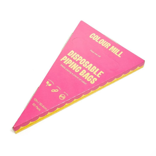 COLOUR MILL 12 Inch Disposable Piping Bags x 50