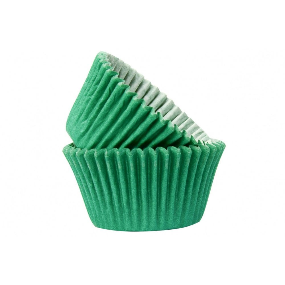 Dark Green Cupcake Cases - 50 Per Pack