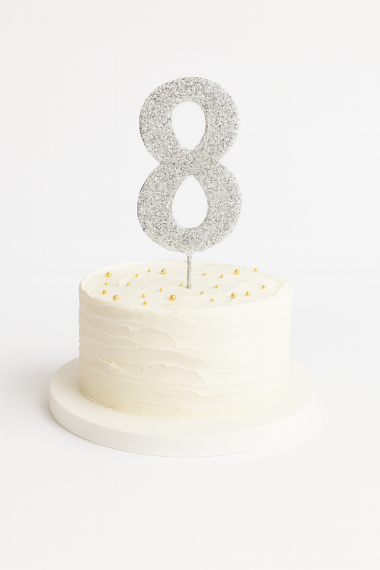 Silver Glitter Picks: Number 8