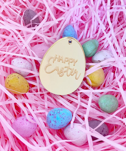 Happy Easter Egg Gift Tag
