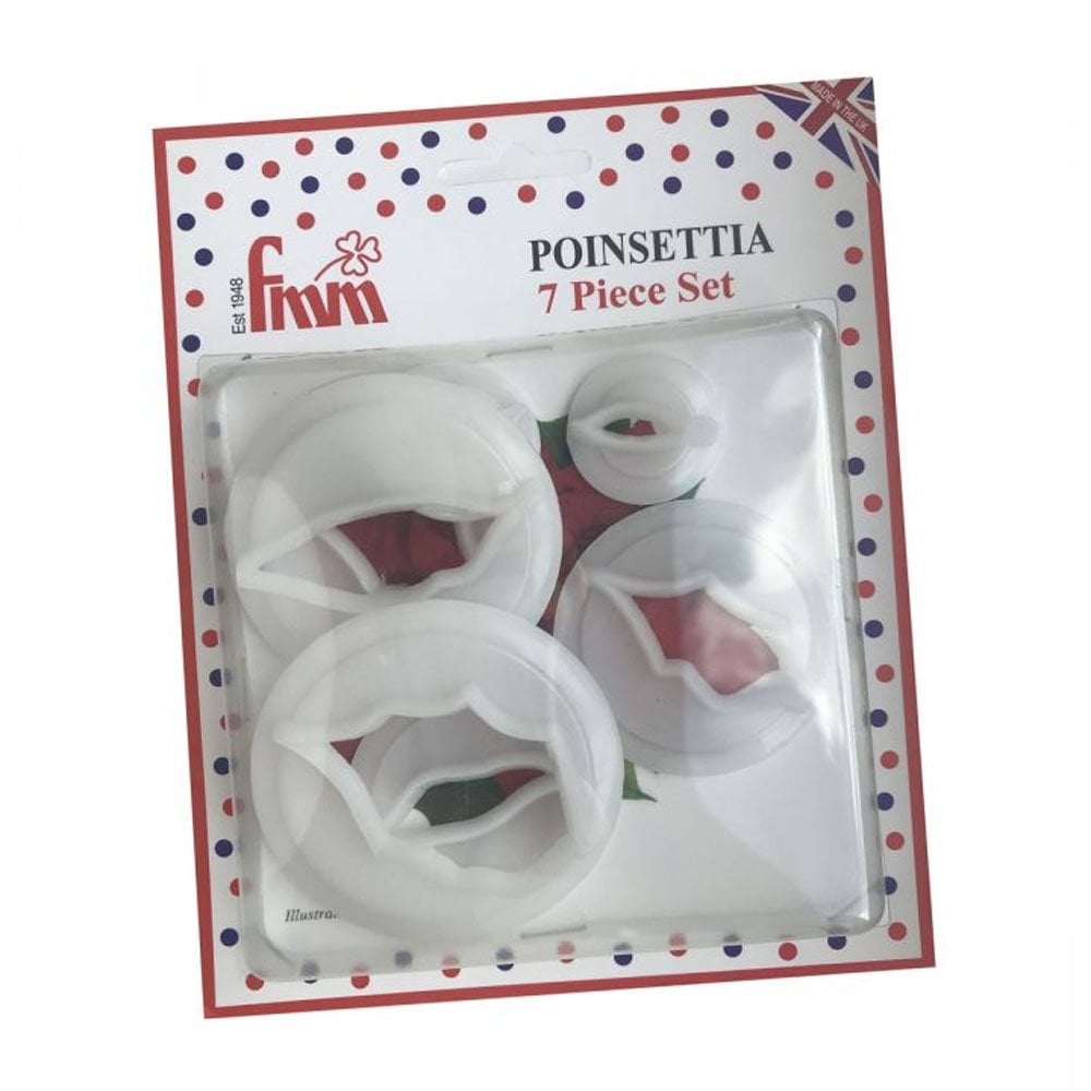 FMM Poinsettia 7-Piece Cutter Set