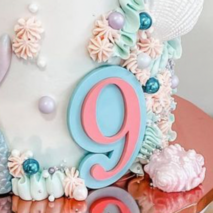 Double Layer Age Cake Charm