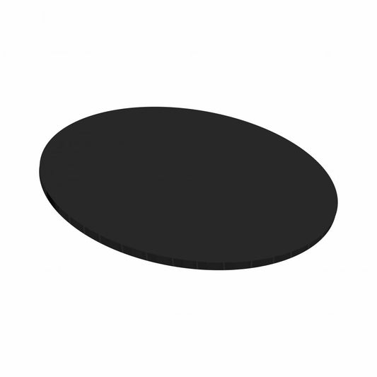 SIMPLY MAKING 5mm Black Round Matt Masonite Board - 10"