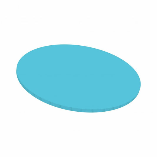 SIMPLY MAKING 5mm Tiffany Blue Round Matt Masonite Board - 10"