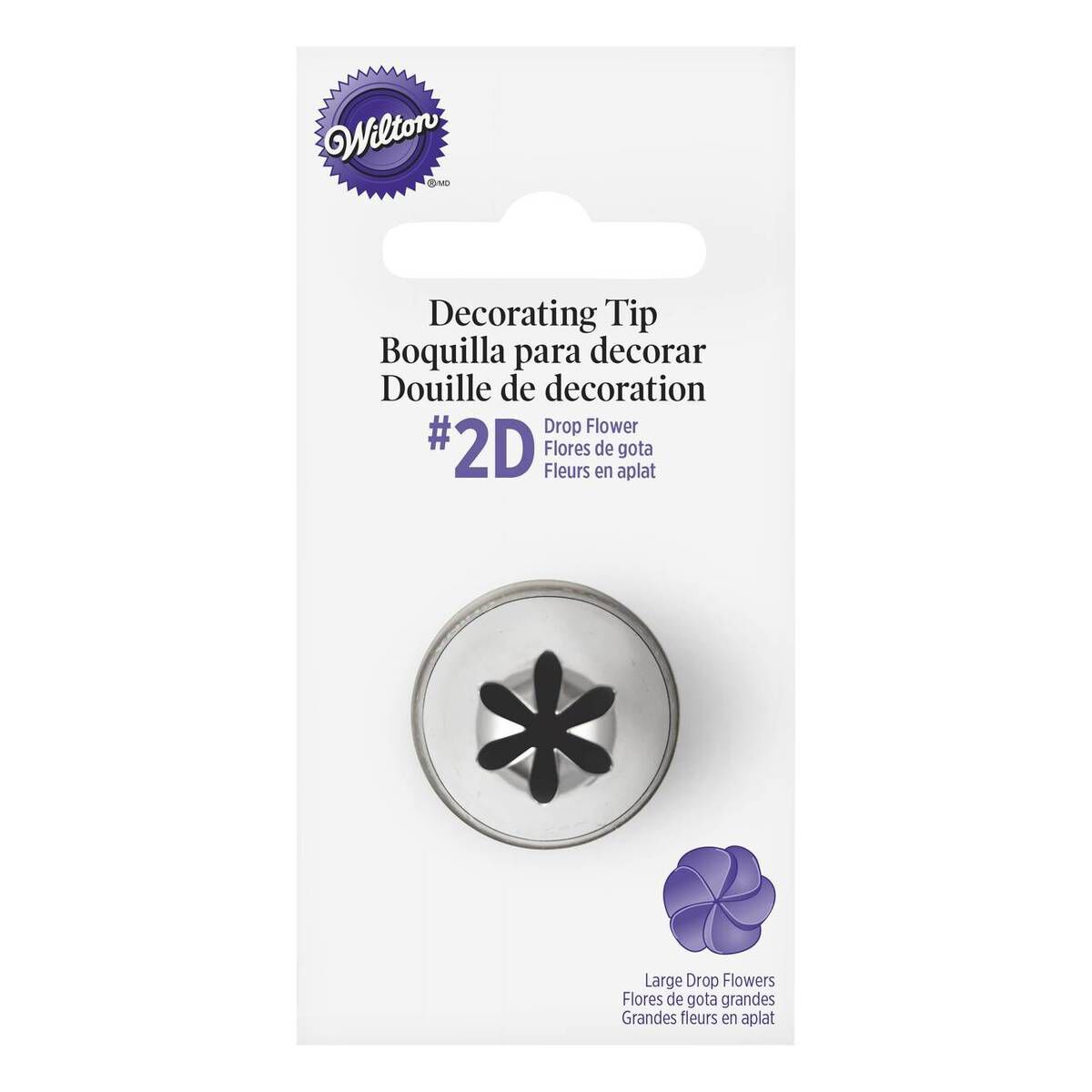 Wilton 2D - Drop Flower Nozzle